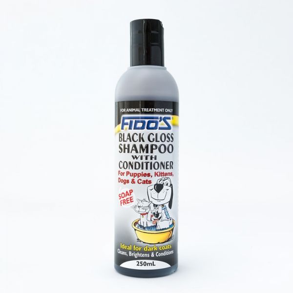 250 Fido s Black Gloss Shampoo 250ml