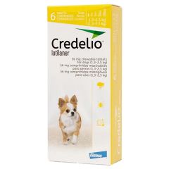 Credelio 56.25mg Chewable Tablets for Dogs (6 Pack)