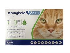 欧版辉瑞大宠爱增强版体外驱虫滴剂 适用于5-10kg体重的猫 3支装 Stronghold Plus 60 mg/10 mg spot-on solution for Large Cats >510 kg (11-22 lbs)
