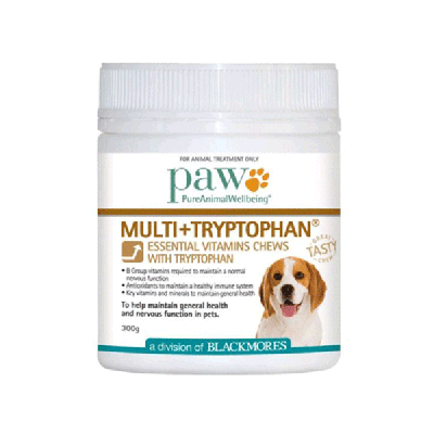 澳洲澳佳宝复合多维+色氨酸咀嚼片 300克 PAW Multi+Tryptophan Multivit Chews 300G