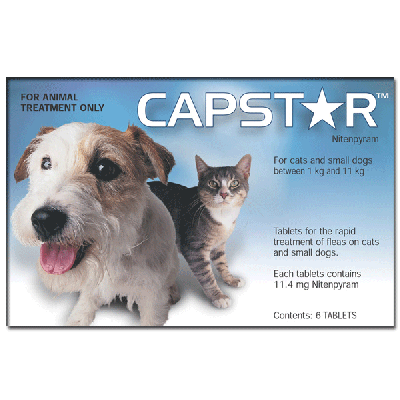诺谱星口服体外驱虫药 犬猫用 体重0.5-11公斤 Capstar Tablets for Cats & Small Dogs 0.5-11kg (2-24lbs)