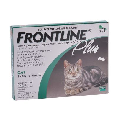 Frontline Plus For Cats & Kittens, 3 Pack1