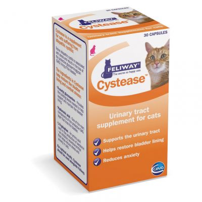 Ceva Feliway Cystease Capsules For Cats PAck of 30