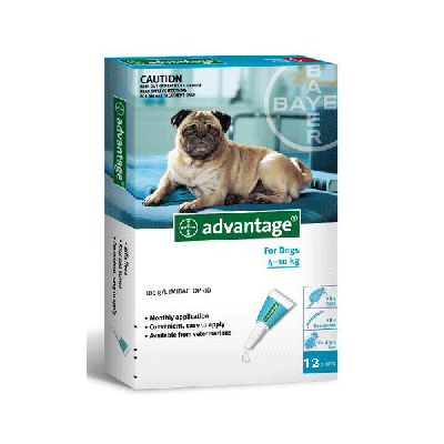 Advantage Aqua  Medium Dogs 12 Pack