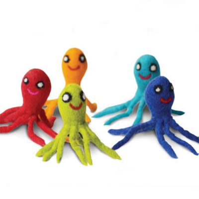 Dharma Dog Karma Cat Pack of 3 Octopus Toy For Cats