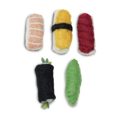 Dharma Dog Karma Cat Pack of 5 Sushi Toy For Cats