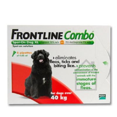 Frontline Combo Spot-On for X-Large Dogs over 40kg (88lbs), 6 Pack 