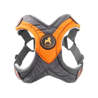 Gooby Trekking Step In Dog Harness Orange - Extra Small