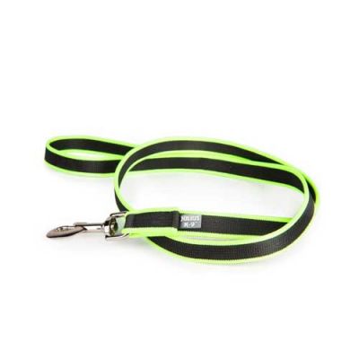 Julius-K9 Premium Jogging Leash For Dogs Black/Neon - 2 m