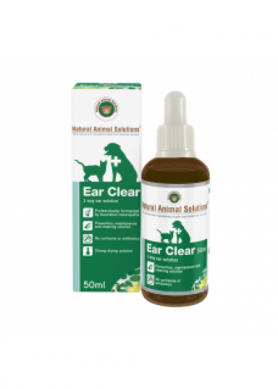 澳洲NAS 洗耳水 50毫升装 Ear Clear 50ml Natural Animal Solutions