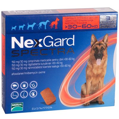 Nexgard Spectra Extra Large Dogs 30-60kg (66-132lbs)