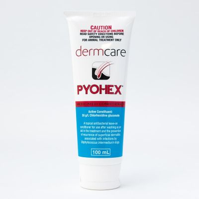 澳洲 dermcare 细菌性皮肤病药用护毛素 100毫升 Dermcare Pyohex Conditioner 100ml