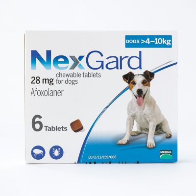 尼可信口服型体外驱虫药 小型犬4-10公斤 6粒装 NexGard Chews For Small Dogs 10.1-24lbs (4-10kg), 6 Pack