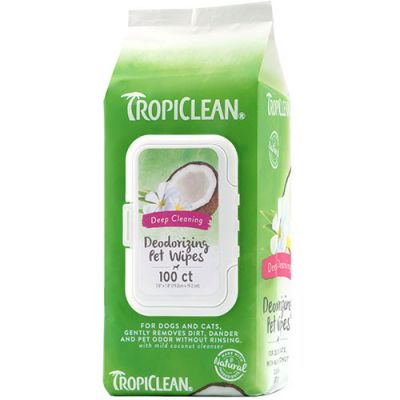 多美洁深层祛味宠物湿巾 Tropiclean Deep Cleaning Deodorizing Pet Wipes