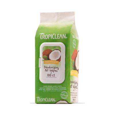 多美洁低敏祛味宠物湿巾 Tropiclean Hypoallergenic Deodorizing Pet Wipes